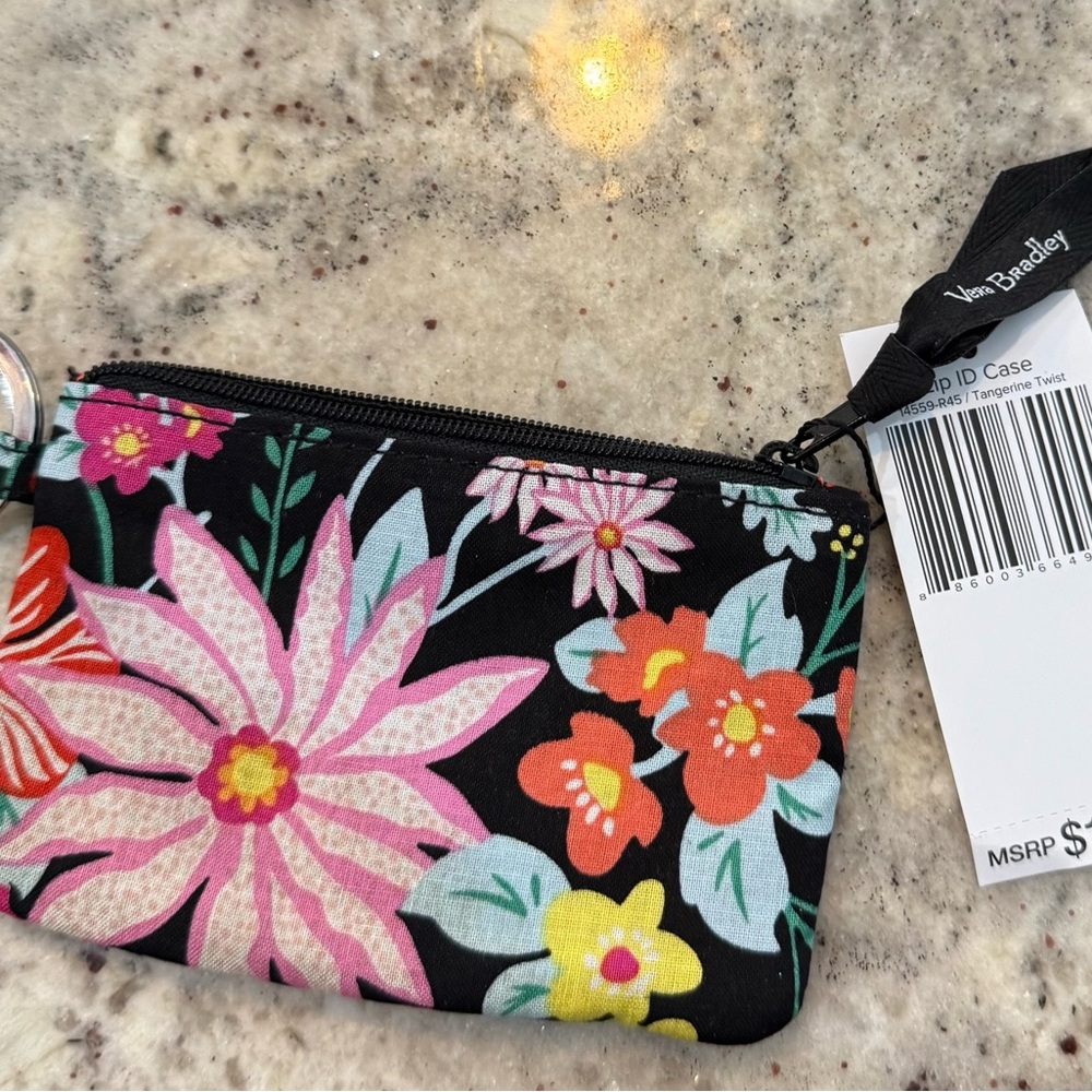 Vera Bradley Multicolor Floral ID Case